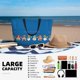 thumbnail image 5 of Fotbe Happy Pride Month Gnome Bolsa de Viaje para Playa - Resistente al Agua, Bolsa Tote de Gran Capacidad y Ligera con 7 Bolsillos para Mujeres y Hombres, 5 of 7