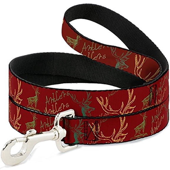 Buckle-Down Pet Leash - American Flag Vivid CLOSE-UP