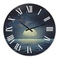 thumbnail image 2 of Designart 1 in Coastal Wall Clock, 2 of 5