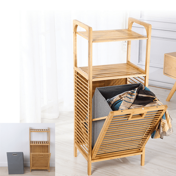 Tilt Out Laundry Hamper Shelves