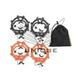 thumbnail image 3 of Crampons Shoe, crampón para nieve, senderismo, senderismo, 8 dientes, naranja, 3 of 6