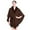 Coffee, variant on Ladies Autumn Winter Imitation Collar Hooded Womens Wraps Cape Woolen Coat Large Size Cardigan Red