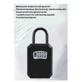 thumbnail image 5 of 4Digit Code Box Wall-Mounted Password Key Box No-Drilling Required Decorative Home Use Construction Site Entrance Lock B, 5 of 5