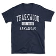 thumbnail image 1 of Traskwood Arkansas Classic Established Men's Cotton T-Shirt, 1 of 1