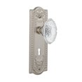 thumbnail image 1 of Nostalgic Warehouse 754029 Meadows Plate, Backset Size: 2.75", Satin Nickel, 1 of 4
