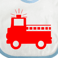 thumbnail image 4 of Inktastic Cute Red Firetruck Boys or Girls Baby Bib, 4 of 4