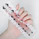thumbnail image 4 of Semi Cured Nails Polish Wraps Halloween Nails Stickers Glow in the Dark Gels Nails Strips Nails Art Decoration, 4 of 4