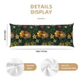 thumbnail image 2 of KLL Ultra Soft Microfiber Body Pillow Cover/Pillowcases 20"x54" with Hidden Zipper Closure-Mask Tropical Flower, 2 of 5