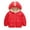 Red, variant on Kids Baby Puffer Jacket Winter Hooded Coat Boy Girls Zip Thick Jacket Lightweight Outerwear 1-8T