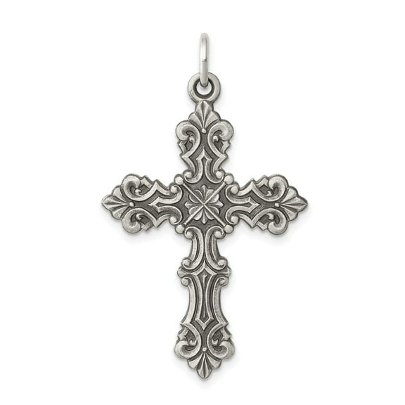 White Sterling Silver Charm Pendant Themed 37 mm 25