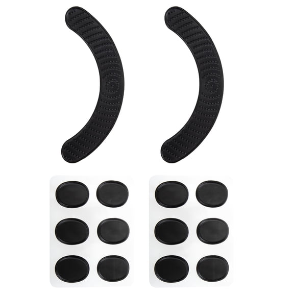 PBPBOX 14Pcs Black Drum Pad Mute Cushions Flexible Durable Drum Dampeners for Drums