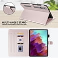 thumbnail image 4 of For Lenovo Tab P11 (2nd Gen)/Lenovo Tab P11 2022 11.5 inch Case, Rhombus Pattern Multiple Viewing Angles Stand Slim Folio Cover (Rose Gold), 4 of 6