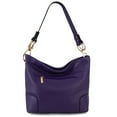 thumbnail image 4 of Montana West Hobo Bags for Women Top Handle Satchel Shoulder Purse Bucket Handbag, Purple, 4 of 7