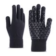 thumbnail image 1 of Guantes de punto para pantalla táctil para hombres y mujeres parejas invierno más guantes antideslizantes cálidos de lana acolchados de terciopelo, 1 of 5