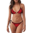 thumbnail image 1 of Fotbe Spiders On The Web And Space Traje de Baño para Mujer de Dos Piezas – Bikini Sexy de Tirantes Tipo Halter con Diseño Triangular, 1 of 6