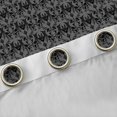 thumbnail image 4 of Feelyou Damask Flower Curtains Pack of 2 (42x84 Each), Grey Gothic Bat Curtains Blackout, 4 of 6