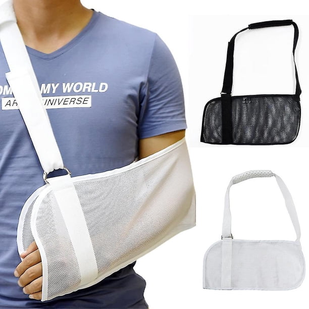 Cabestrillo de malla para brazo, soporte para hombro, inmovilizador, vendaje para codo y muñeca, alivio de lesiones y fracturas