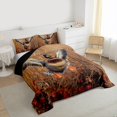 thumbnail image 3 of jejeloiu Wild Mallard Duck Queen Comforter Set,Hunting And Fishing Bedding Sets,Wildlife Duck Bedding Comforter Set For Men Women,Luxury Bedroom Decor Reversible,3pcs, 3 of 8