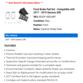 thumbnail image 2 of Front Brake Pad Set - Compatible with 2017 - 2019 Genesis G80 2018, 2 of 2