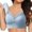 Blue, variant on Lixiuxyad Running Bras for Women Women's Front Side Buckle Lace Edge Without Steel Ring Movement Seamless Gathering Adjustment Yoga Sleep Large Bra