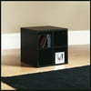 Sauder Open Cube, Ebony Ash Finish