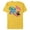 Yellow, variant on Disney Princess Frozen Anna & Marshmallow Wake-Up! - Short Sleeve Blended T-Shirt for Adults - Customized-Yellow