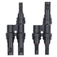 thumbnail image 1 of Conector de rama de panel solar, 1 par de accesorios solares de rama solar Conector paralelo de panel solar Durabilidad extendida NikouMX herramienta, 1 of 8