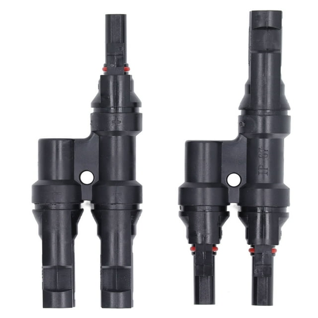 Conector de rama de panel solar, 1 par de accesorios solares de rama solar Conector paralelo de panel solar Durabilidad extendida NikouMX herramienta