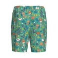 thumbnail image 5 of Gaeub Mushrooms and Flowers Printed Men's Short Pajama Pants, Lightweight Lounge & Sleep Bottoms Keep You Cool - Medium, 5 of 9