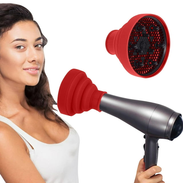 1 PCS Housse de Sèche-Cheveux en Silicone Sèche-Cheveux de Voyage Diffuseur de Sèche-Cheveux Universel Attache de Diffuseur de Cheveux