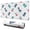 White Cartoon Dinosaurs-3, variant on Long Mouse Pads for Desk,White Cartoon Dinosaurs Figures Pattern Desk Mats on Top Of Desks, Desk Mouse Pad Extra Large with 3mm Non-Slip Base and Stitched Edge for Gaming,Office,Work,Home 31.5"x11.8"