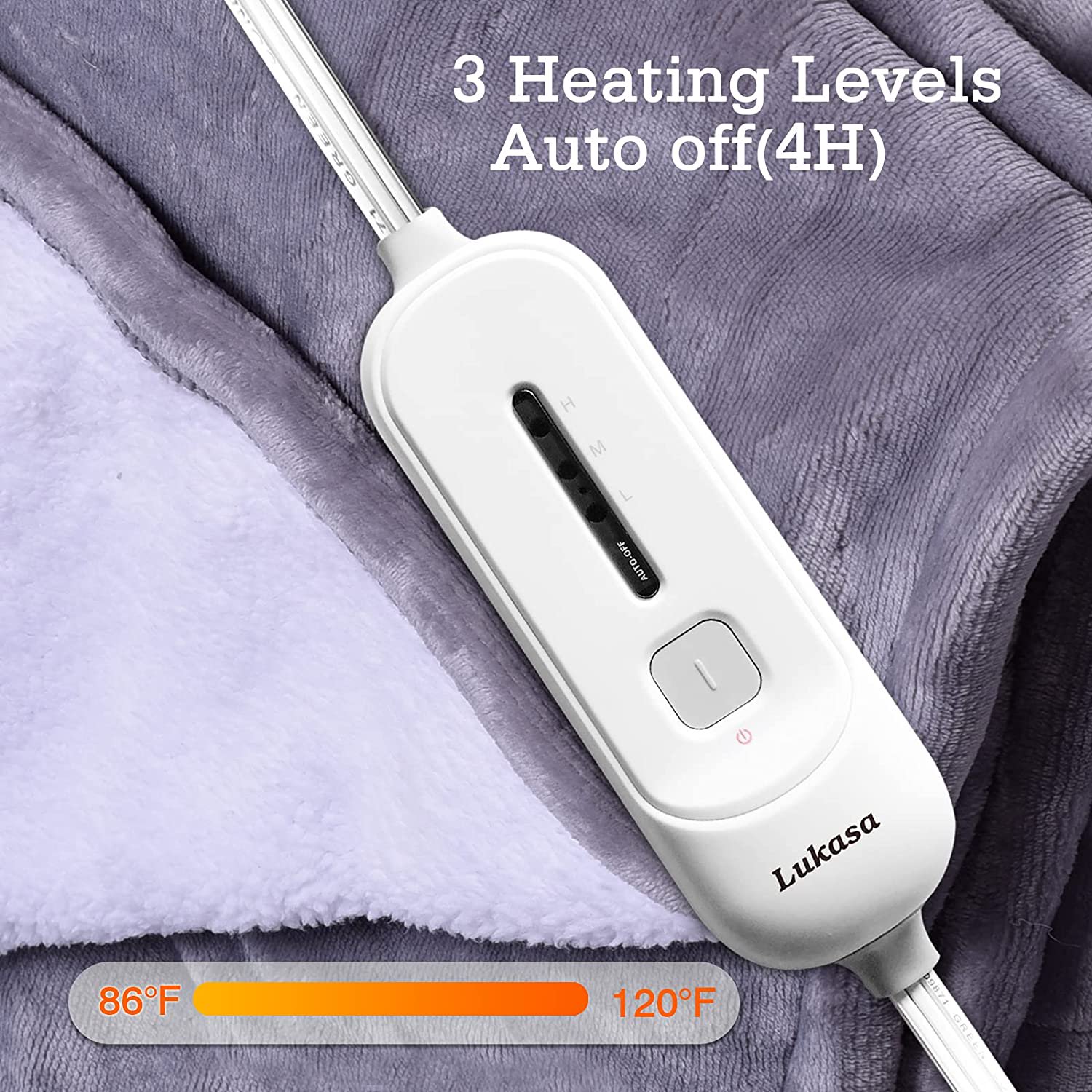 Heated Blanket Electric Throw - Flannel/Sherpa Reversible Fast Heating  Blanket with 3 Heating Levels u0026 4 Hours Auto Off, ETL Certification,  Machine Washable (50 x 60, Red) | Walmart Canada
