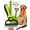 Green, variant on Pro Pet Grooming Tool, Undercoat Rake for Dogs Deshedding Brush Double Sided Cat Brushes Long Hair Dematting Comb Professional Extra-Wide Stainless Steel Teeth Supplies for Matted Fur on Cats (Blue)