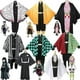 thumbnail image 1 of Conjunto de disfraz de Anime Demon Slayer para niños, traje de Tanjirou Nezuko para adultos, 1 of 4