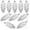 Silver, variant on Christmas Balls Ornaments 10PCS Shatterproof Pine Cone Christmas Tree Ornaments Plastic Pinecone Christmas Baubles Ornaments for Christmas Decorations