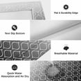 thumbnail image 6 of Morocco Black Outdoor Rug for Patio/Deck/Porch, Non-Slip Large Area Rug 4 x 6 Ft, Classic Geometric Abstract Gradient Indoor Outdoor Rugs Washable Area Rugs, Reversible Camping Rug Carpet Runner, 6 of 8