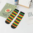 thumbnail image 7 of Pofeuu Music Colors 1 Print 30cm Socks, Adult Running Hiking Socks for Youth and Adult, 7 of 7