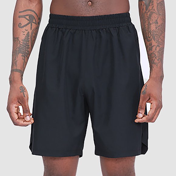 Gspmoly Men Shorts, Men'S Summer Sports Elastic Waist Solid Color Drawstring Pocket Shorts Mens Gym Shorts Clearance Items Black XXXL
