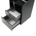thumbnail image 5 of Glass Glow Pedicure Trolley Black/Dark Gray Cart for Nail Salon Furniture & Equipment, 5 of 7