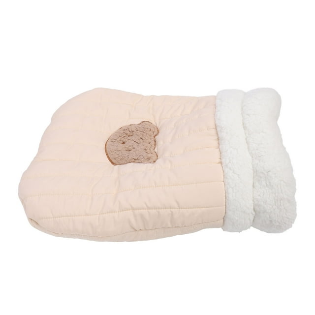 Saco De Dormir De Invierno Para Gatos, Cueva Cálida Y Acogedora De Algodón PP Para Gatos Y Gatitos De Interior