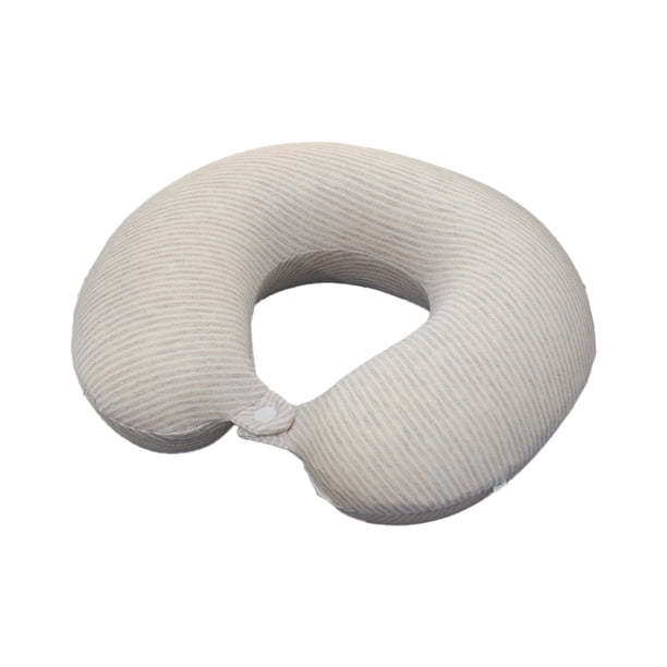 Almohada de viaje para el cuidado de bambú, poliéster ligero, suave y cómoda, adecuada para madre, bebé y niño pequeño