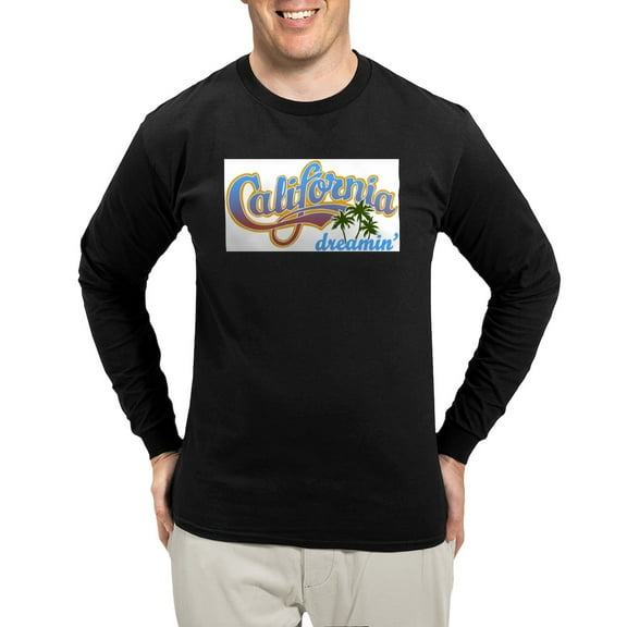 CafePress - CALIFORNIA DREAMIN Long Sleeve T Shirt - Long Sleeve Dark T-Shirt