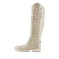thumbnail image 2 of Sam Edelman Fable Cedarwood Croc Wide Calf Leather Block Heel Rounded Toe Boots (Cedarwood Croc, 7), 2 of 8