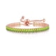 thumbnail image 1 of XWSHYW Esposas Pulsera de Cadena de Circon con Cuentas Redondas de Metal para Mujer, 1 of 2