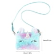 thumbnail image 3 of Bolso Bandolera De Felpa De Unicornio Para Niñas Y Niños, Bolso De Hombro Bonito, Bolso De Cartera Para Niños Cateissary AP007650-03, 3 of 6