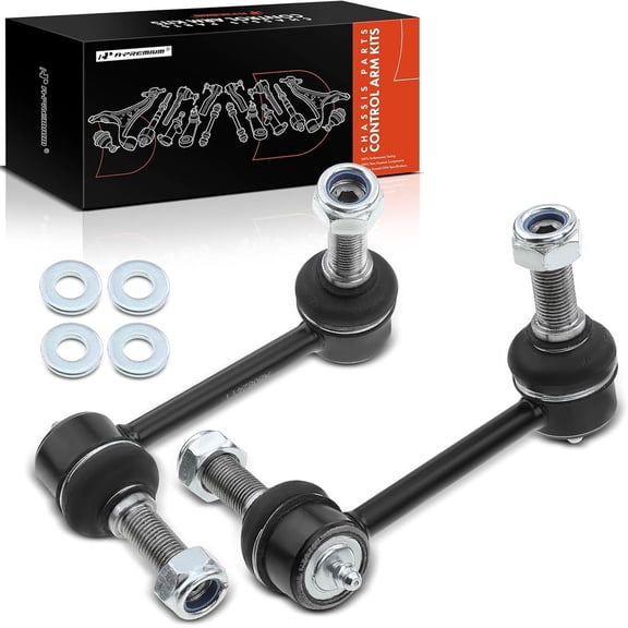 A-Premium 2x Front Sway Bar Links Stabilizer Bar Links, Compatible with Chevrolet SSR, Trailblazer, Trailblazer EXT & GMC Envoy, Envoy XL, Envoy XUV & Buick & Isuzu & Oldsmobile, Replace # K80824