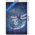 thumbnail image 3 of Brigid Ashwood - Celtic Dragonfly Wall Poster, 14.725" x 22.375", 3 of 3
