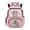 Bubble Tea Fishing Bass Fish, variant on Flame Excavator Truck Kids Backpack for Boys Cool Construction Print School Bag Lightweight Multi-Pocket Book Bag for Daily Use