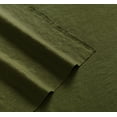thumbnail image 2 of Brooklyn Loom Flax Linen 100% Linen Deep Pocket Olive Green 4-Piece Queen, All Season, Adult Size, OEKO-TEX Certified, 2 of 6
