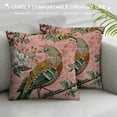 thumbnail image 3 of Shiartex Thibaut Villeneuve Manor Blush Cushion Cover Chinoiserie Pillow Double Side Farmhouse Accent Home Decorative Toss for Living Room Sofa Housewarming Birthday Gift, 3 of 5